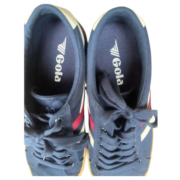 Gola Varsity Sneaker Trainer  | Mens 10, Navy / Gum  CMA331 EUC - Picture 5 of 14